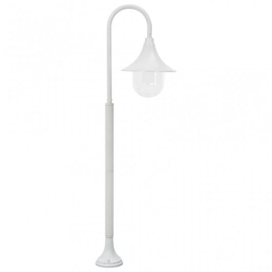 Lampada da giardino VidaXL E27 120 cm Bianca