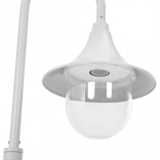 Lampada da giardino VidaXL E27 120 cm Bianca