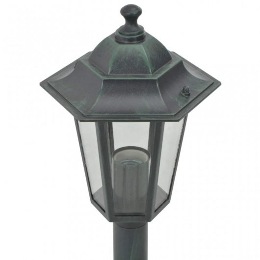 VidaXL Lampe de Jardin E27 110cm Vert Foncé 6 Unités