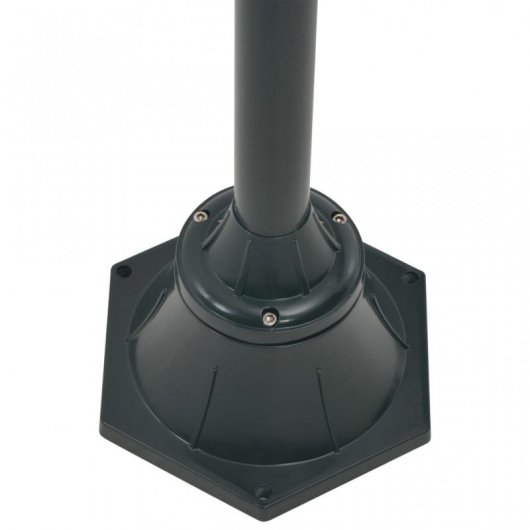 VidaXL Lampe de Jardin 2xE27 220cm Vert Foncé