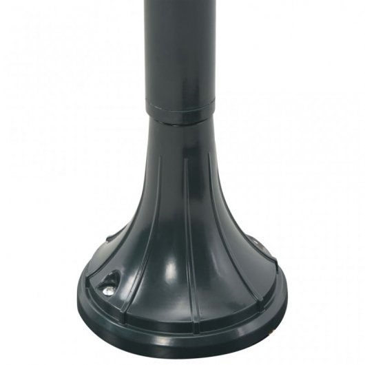 VidaXL Farola de Jardín E27 120cm Verde Oscuro