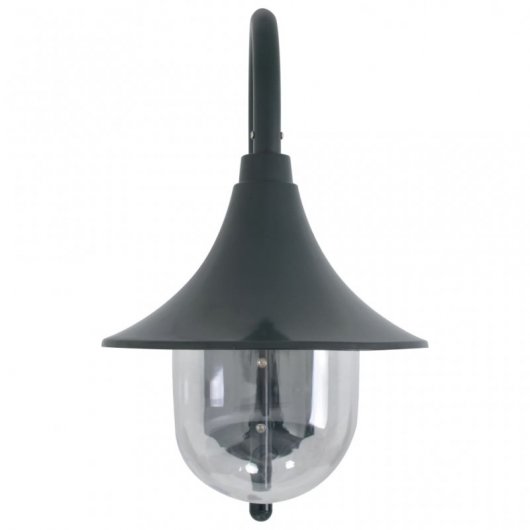 VidaXL Farola de Pared para Jardín E27 42cm Verde Oscuro