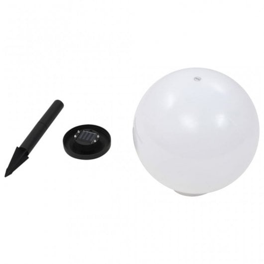 VidaXL Pack 2 Lámparas Solares LED RGB Esféricas para Jardín 30cm