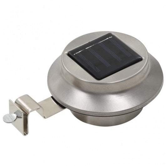 VidaXL Pack 6 Focos Solares LED Redondos para Exterior 12cm