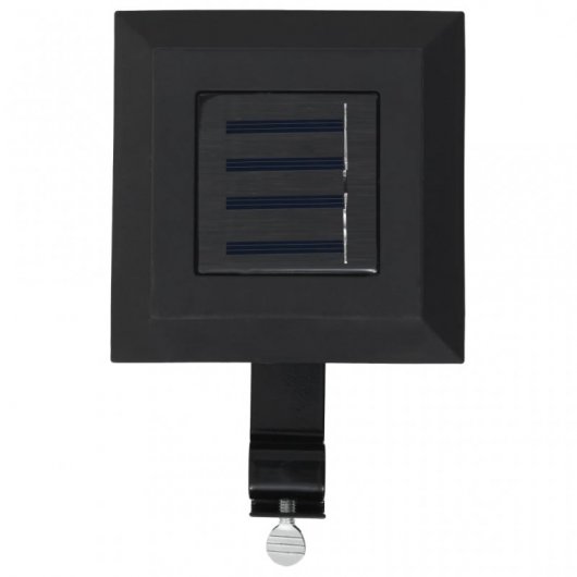 VidaXL Confezione da 6 Faretti Solari LED per Esterno 12 cm Nero