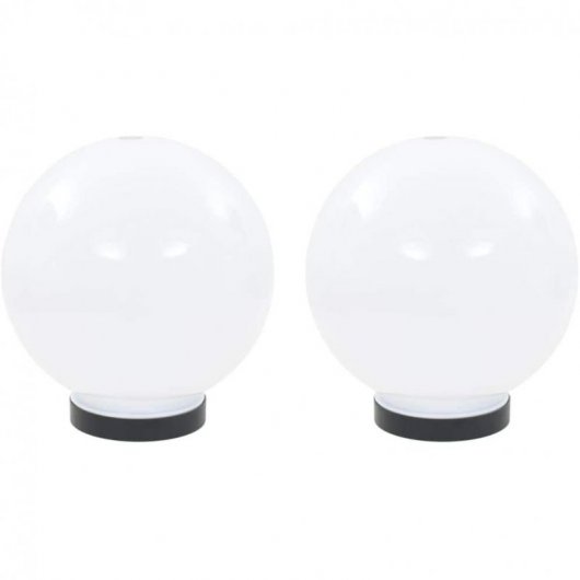 VidaXL Confezione da 2 Lampade LED Sferiche E27 20cm