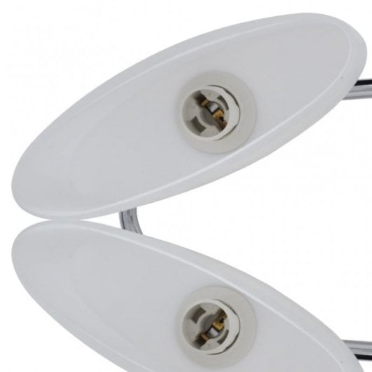 VidaXL Plafonnier Spots Ellipsoïdaux 6xE14 Chrome