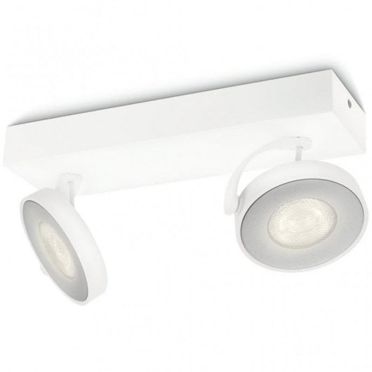 Philips MyLiving Clockwork Foco Doble Regulable LED 4.5W Blanco