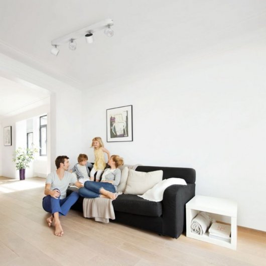 Philips MyLiving Star Foco Cuádruple Regulable LED 4x4.5W Blanco