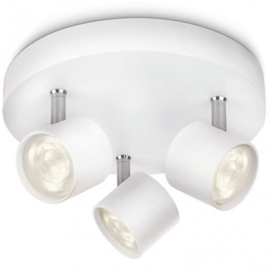 Philips MyLiving Star Foco Triple LED Regulable 4.5W Blanco