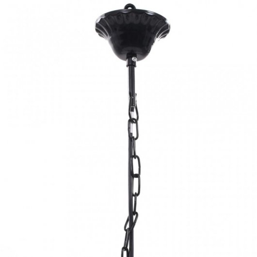 VidaXL Lámpara de Araña 5xE14 Negra