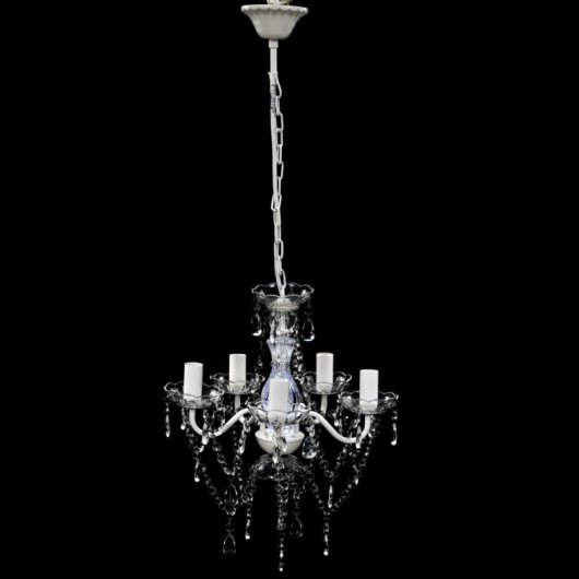VidaXL Lustre Lampe 5xE14 Transparent