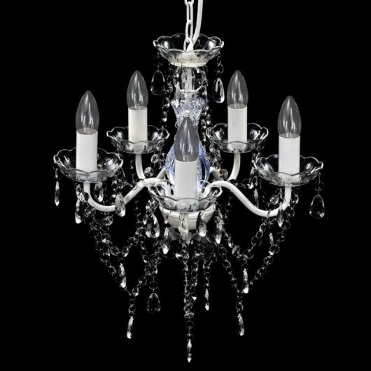 VidaXL Lustre Lampe 5xE14 Transparent