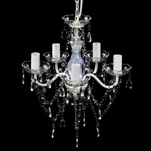 VidaXL Lustre Lampe 5xE14 Transparent
