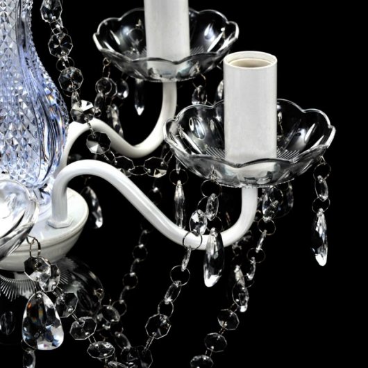 VidaXL Lustre Lampe 5xE14 Transparent