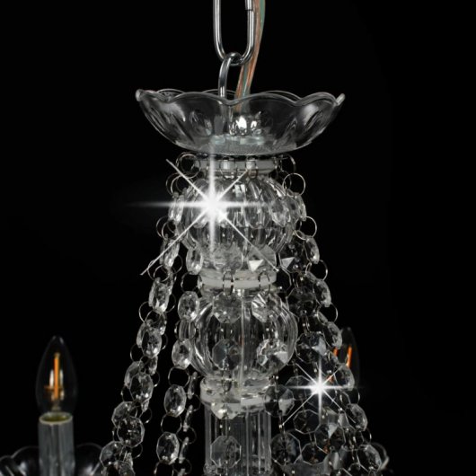 VidaXL Lustre 12xE14 Argent