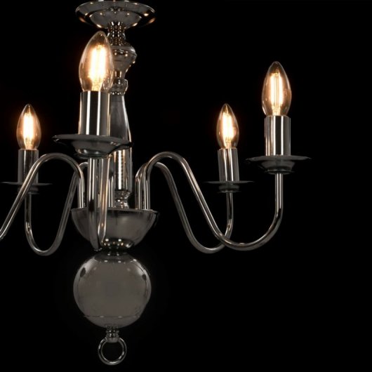 VidaXL Lustre 5xE14 Argent