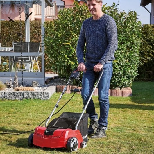 Einhell GC-SA 1231/1 scarificatore 1200 W 28 L Nero, Rosso