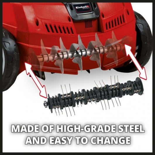 Einhell GC-SA 1231/1 scarificatore 1200 W 28 L Nero, Rosso
