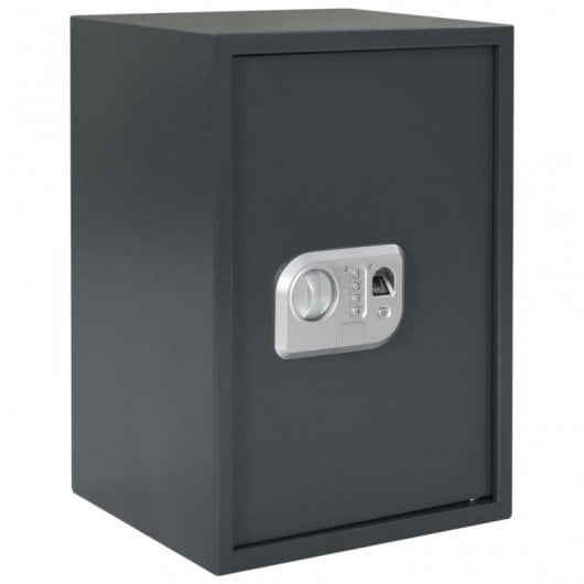 VidaXL Caja Fuerte Digital 35x31x50cm Gris Oscuro