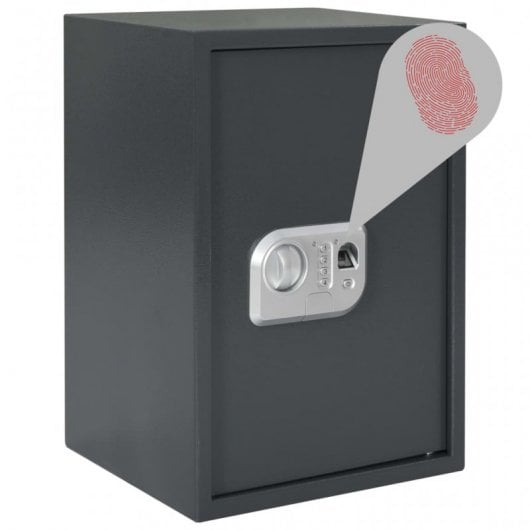 VidaXL Caja Fuerte Digital 35x31x50cm Gris Oscuro