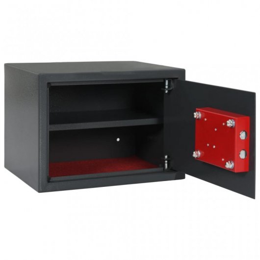 VidaXL Caja Fuerte Mecánica 35x25x25cm Gris Oscuro