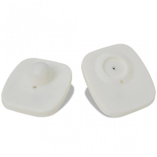 VidaXL Etiquetas Magnético-Acústicas 2000 Piezas Blanco