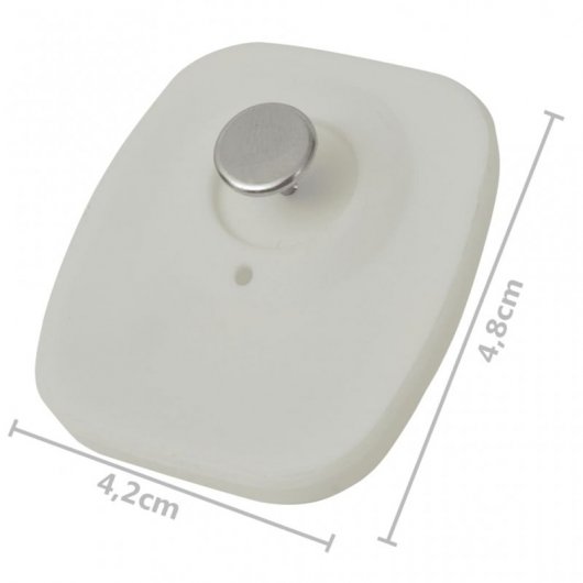 VidaXL Etiquetas Magnético-Acústicas 2000 Piezas Blanco