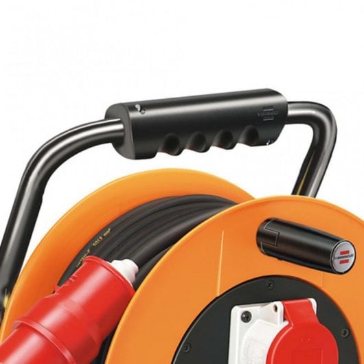 Brennenstuhl Brobusta CEE 1 H07RN-F 5G1.5 Avvolgicavo 3 Uscite 40m Giallo/Nero