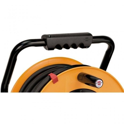 Brennenstuhl  Brobusta CEE 1 H07RN-F 5G2.5 Enrollacables 3 Tomas 30m Amarillo/Negro