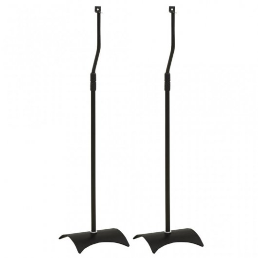 VidaXL Set de 2 Soportes Universales para Altavoz Negro