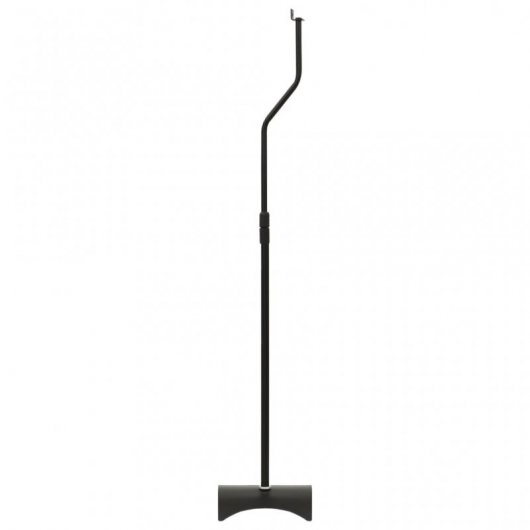 VidaXL Set de 2 Soportes Universales para Altavoz Negro