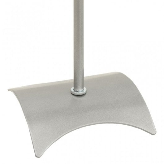 VidaXL Set de 2 Soportes Universales para Altavoz Plateado