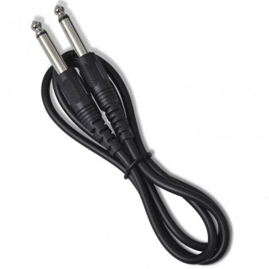 VidaXL Receptor con 2 Micrófonos Inalámbricos VHF