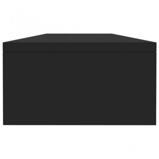 vidaXL Soporte de mesa para pantalla contrachapada negro 100x24x13 cm