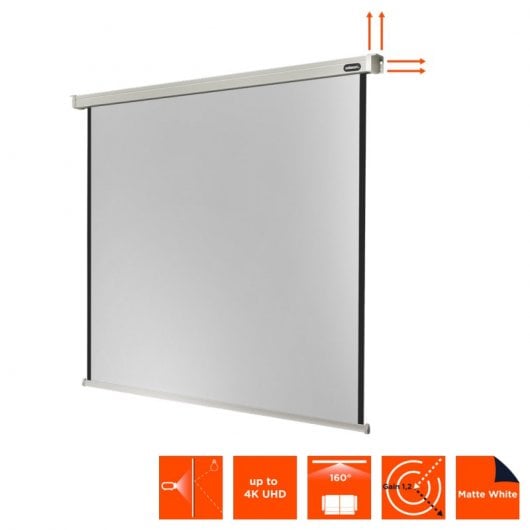 Celexon Electric Professional Pantalla de Proyección Eléctrica 200x200cm