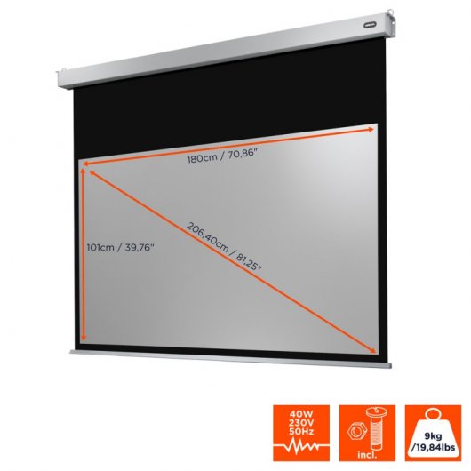 Celexon Electric Professional Plus Pantalla de Proyección Eléctrica 180x102cm