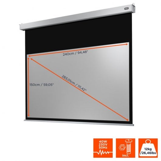 Celexon Electric Professional Plus Pantalla de Proyección Eléctrica 240x150cm