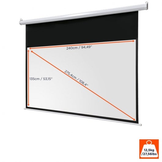 Celexon Basic Pantalla de Proyección Eléctrica 240x135cm 16:9