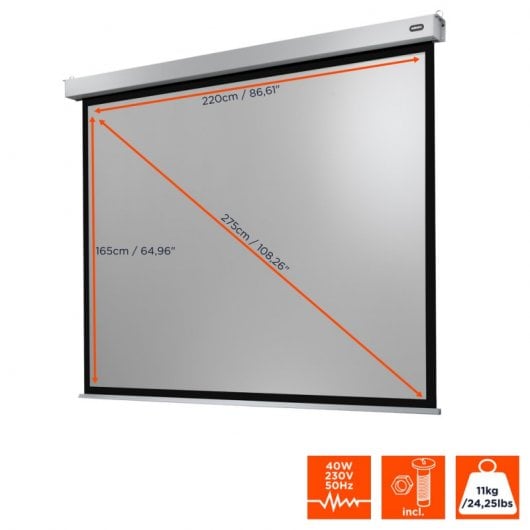 Celexon Electric Professional Plus Pantalla de Proyección Eléctrica 220x165cm