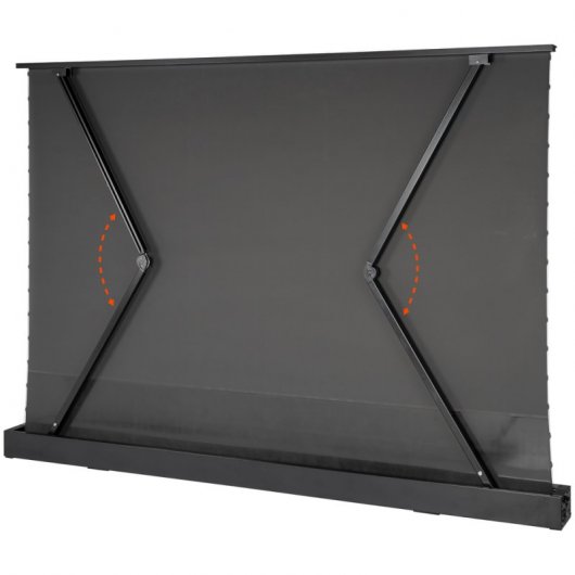 Celexon CLR HomeCinema UST Pantalla de Proyección de Suelo 243x137cm 110" Negra
