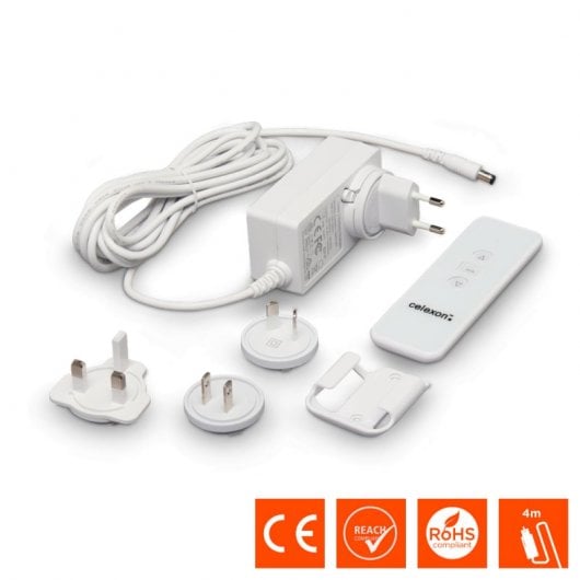 Celexon Motor Professional Plus Pantalla de Proyección con Batería V2.0 200x150cm 16:9