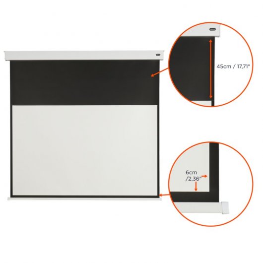 Celexon Motor Professional Plus Pantalla de Proyección con Batería V2.0 280x158cm 16:9