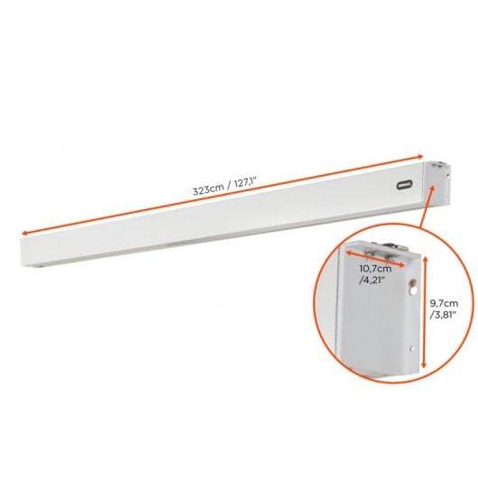 Celexon Motor Professional Plus Pantalla de Proyección con Batería V2.0 300x169cm 16:9