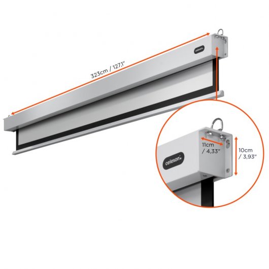 Celexon Electric Professional Plus Pantalla de Proyección Eléctrica 300x169 cm