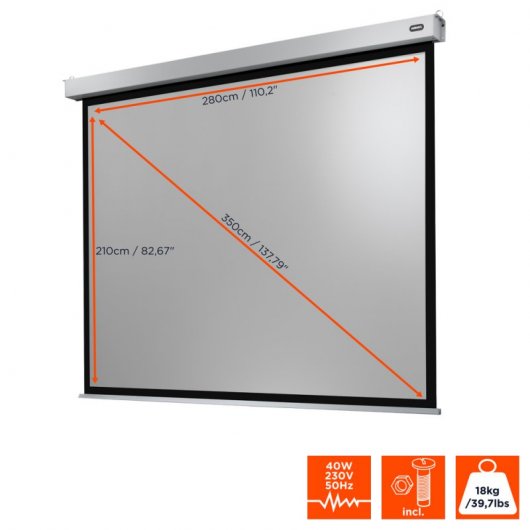 Celexon Electric Professional Plus Pantalla de Proyección Eléctrica 280x210 cm