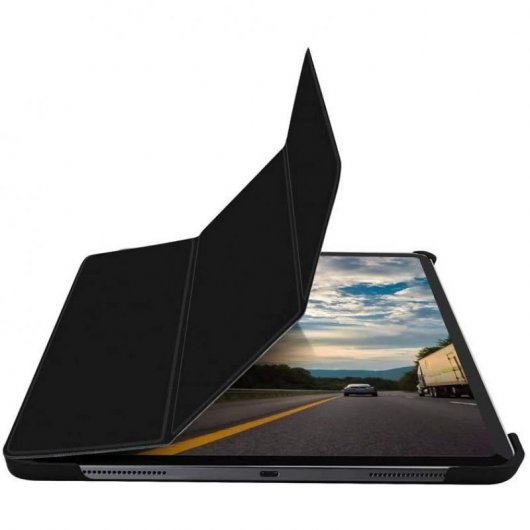 Macally Bastand Funda Libro con Soporte para el IPad 11 Pro 2021 Negra