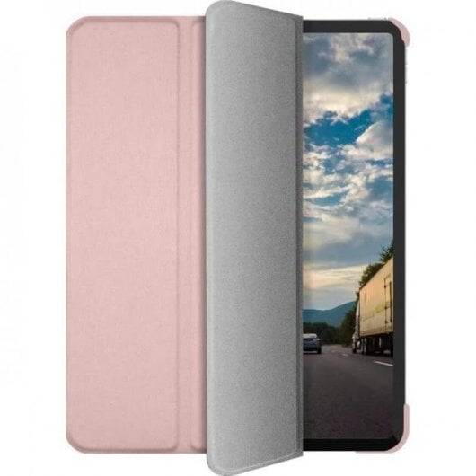 Macally Bstand Book Case avec support pour iPad 11" Pro 2021 Rose