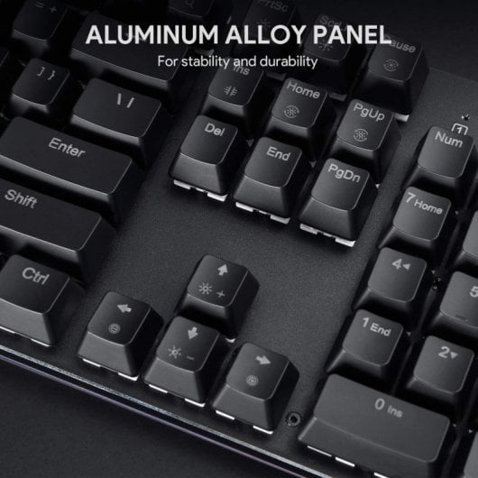 Aukey KM-G12 Teclado Mecánico Gaming RGB Switch Red