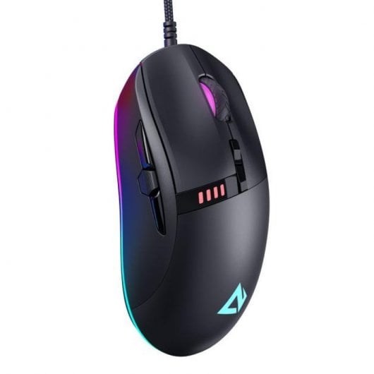 Aukey Knight Ratón RGB 10000 DPI Negro